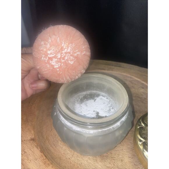 VINTAGE ESTEE LAUDER Re-Nutriv Face Powder Shell Jar, EMPTY, COLLECTIBLE 3 oz - Picture 6 of 7